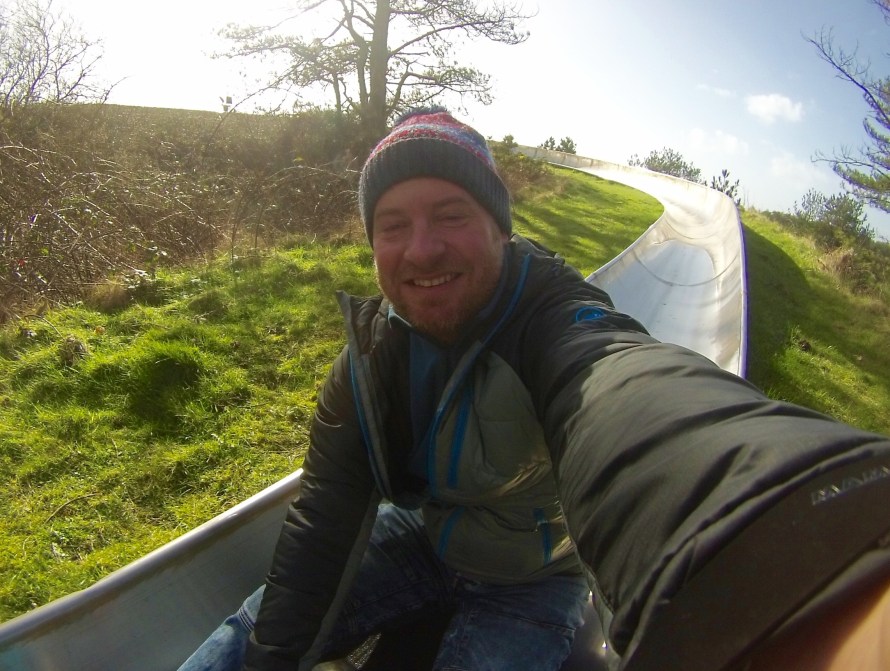 Tobogganing Pembrey