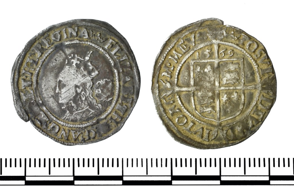 Elizabeth Sixpence 1569